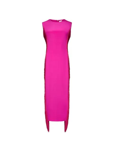 Bianca fringe-detail maxi dress by FFORME
