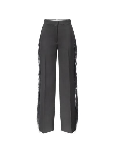 Luella fringe-trim trousers by FFORME