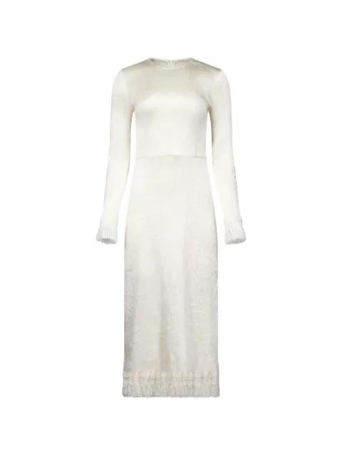 Mina fringed crinkled dress by FFORME
