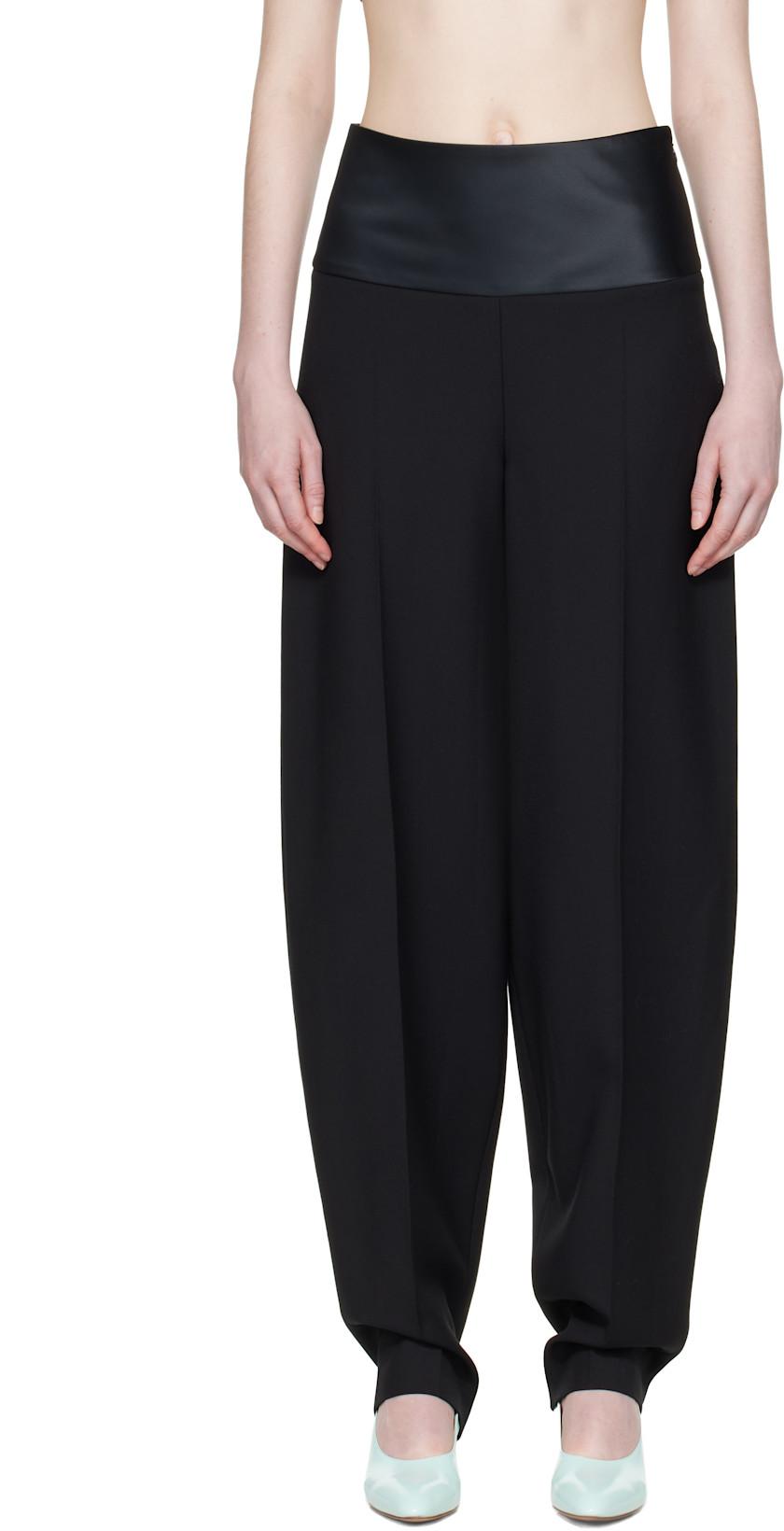 Black Nova Trousers by FIDAN NOVRUZOVA