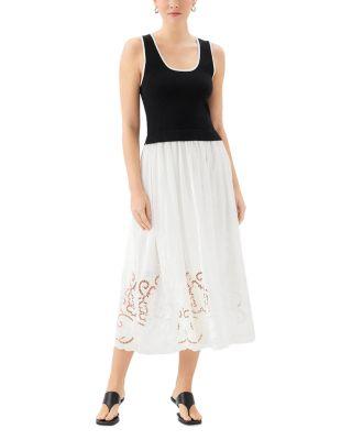 Alicia Contrast Midi Dress by FIFTEEN TWENTY