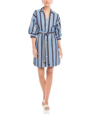 Blaire Lantern Sleeve Tie Dress by FIFTEEN TWENTY