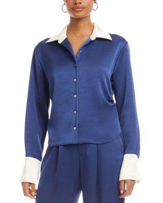 Contrast Tawnie Shirt by FIFTEEN TWENTY