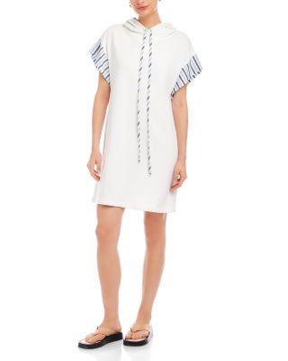 Dayna Contrast Hoodie Dress by FIFTEEN TWENTY