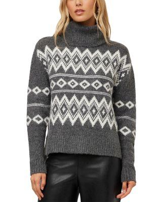 Esther Jacquard Turtleneck Sweater by FIFTEEN TWENTY
