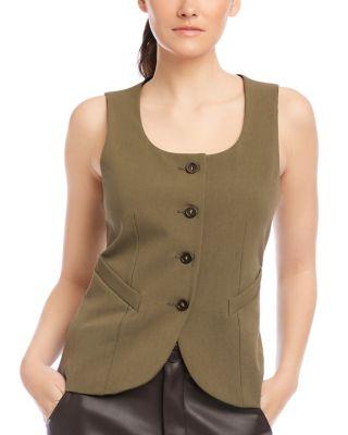 Joni Button Front Vest by FIFTEEN TWENTY
