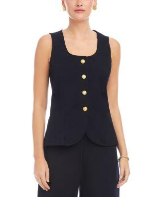 June Button Up Vest by FIFTEEN TWENTY