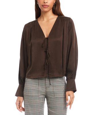 Kayla Tie Front Blouse by FIFTEEN TWENTY