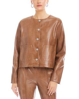 Kaylyn Faux Leather Jacket by FIFTEEN TWENTY