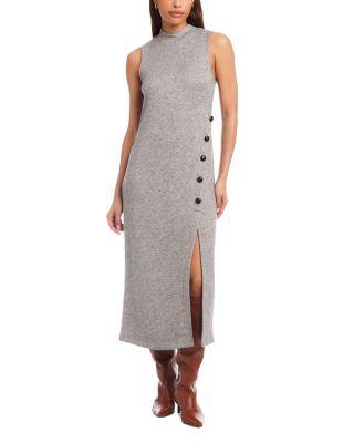 Lauren Button Detail Midi Dress by FIFTEEN TWENTY