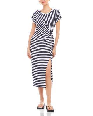 Marisa Side Knot Midi Dress by FIFTEEN TWENTY