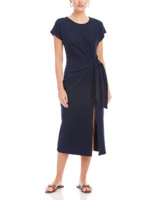 Marisa Side Knot Midi Dress by FIFTEEN TWENTY