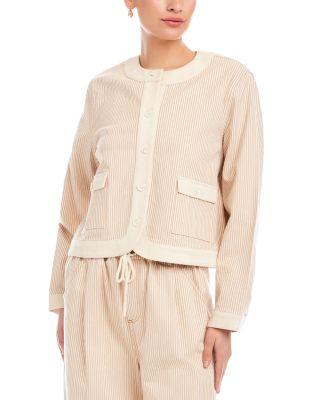 Myra Contrast Cropped Jacket by FIFTEEN TWENTY