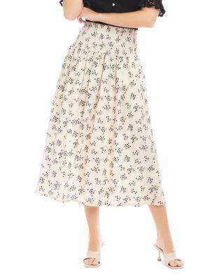 Rhea Smocked Waist Skirt by FIFTEEN TWENTY