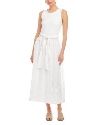 Seline Contrast Midi Dress by FIFTEEN TWENTY