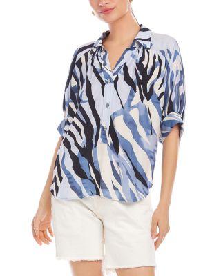 Yvette Blouson Sleeve Top by FIFTEEN TWENTY