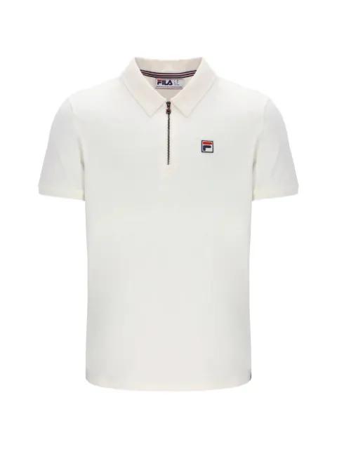 Ettore logo-patch zip-fastening polo shirt by FILA