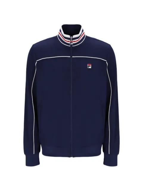Federico striped-collar track jacket by FILA