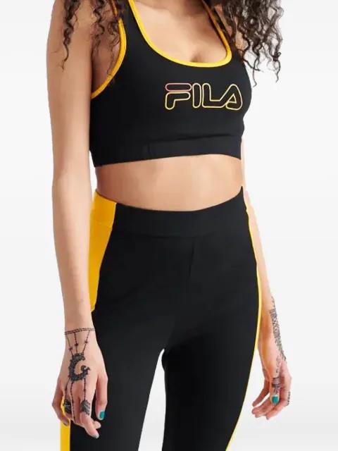 Rebeca contrast-trim crop top by FILA