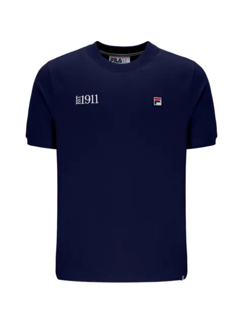 Silvio logo-patch T-shirt by FILA