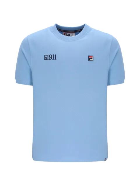 Silvio logo-patch T-shirt by FILA