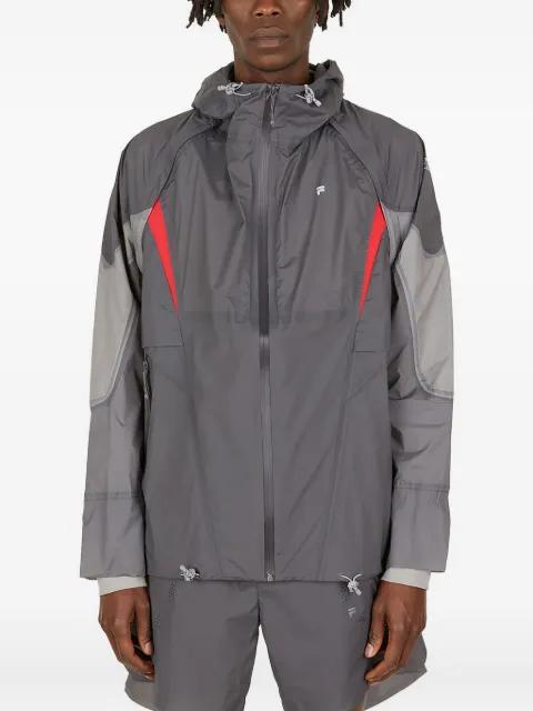 X Slam Jam panelled hoodied jacket by FILA