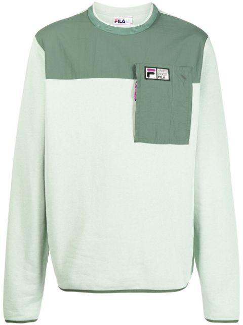colour-block sweatshirt by FILA