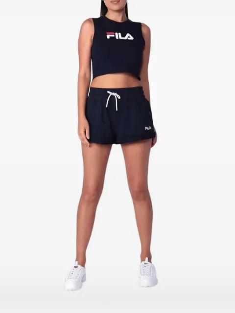 knit cropped compression top by FILA