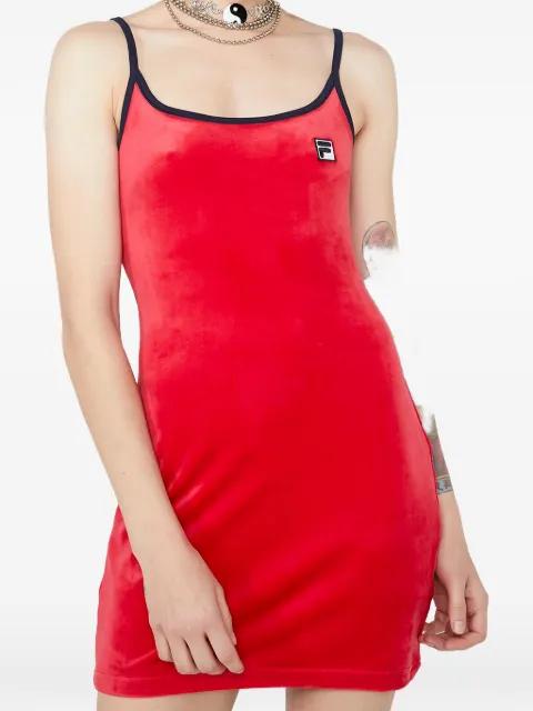 logo-patch bodycon dress by FILA