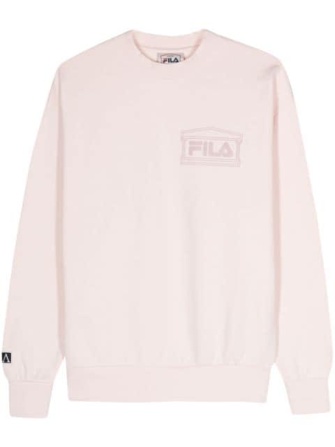 logo-print cotton sweatshirt by FILA
