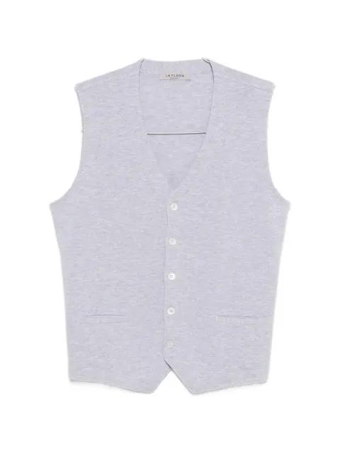 V-neck buttoned knitwear by FILERIA