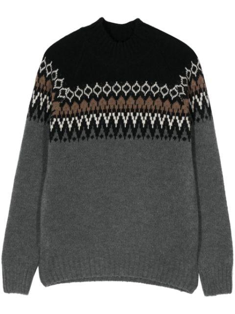 intarsia-knit sweater by FILERIA