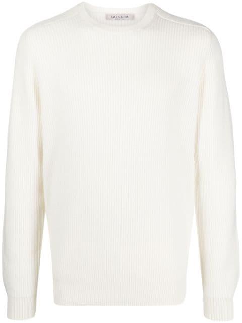 ribbed-knit crew-neck jumper by FILERIA