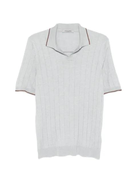 ribbed trim T-shirt by FILERIA