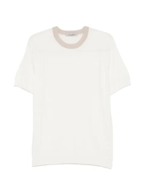 short-sleeve crew neck T-shirt by FILERIA