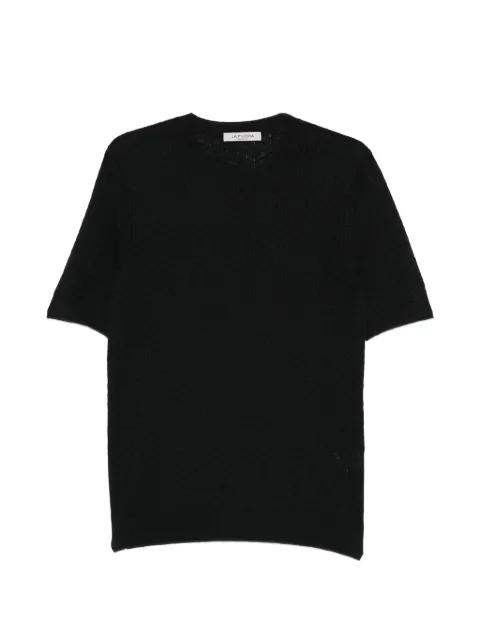 short-sleeve ribbed T-shirt by FILERIA