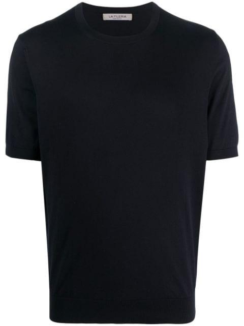 short-sleeved cotton jumper by FILERIA