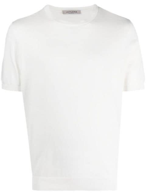 short-sleeved cotton jumper by FILERIA