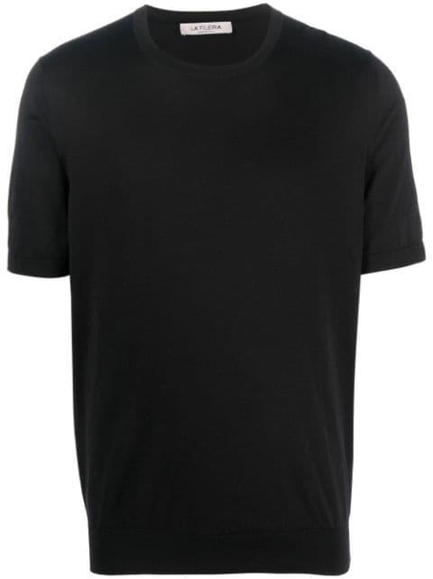 short-sleeved cotton jumper by FILERIA