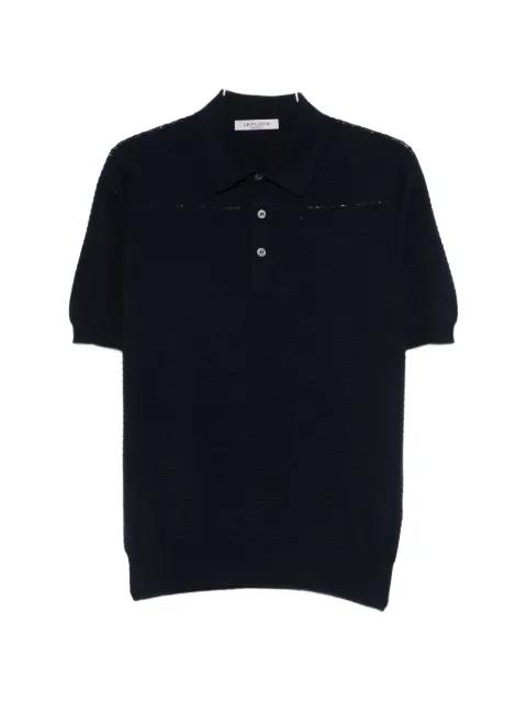 textured button polo shirt by FILERIA