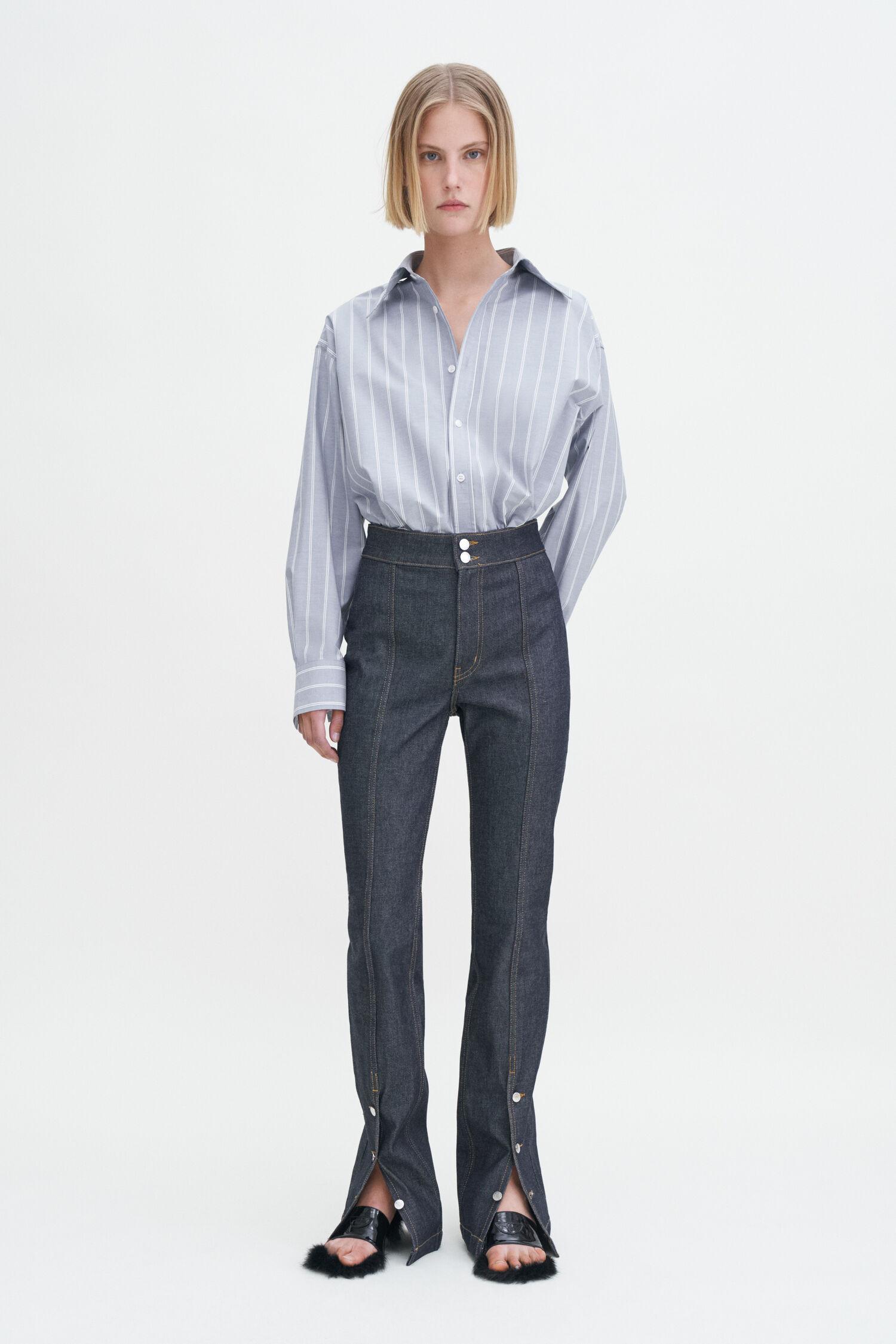 90s Stretch Button Front Jeans by FILIPPA K