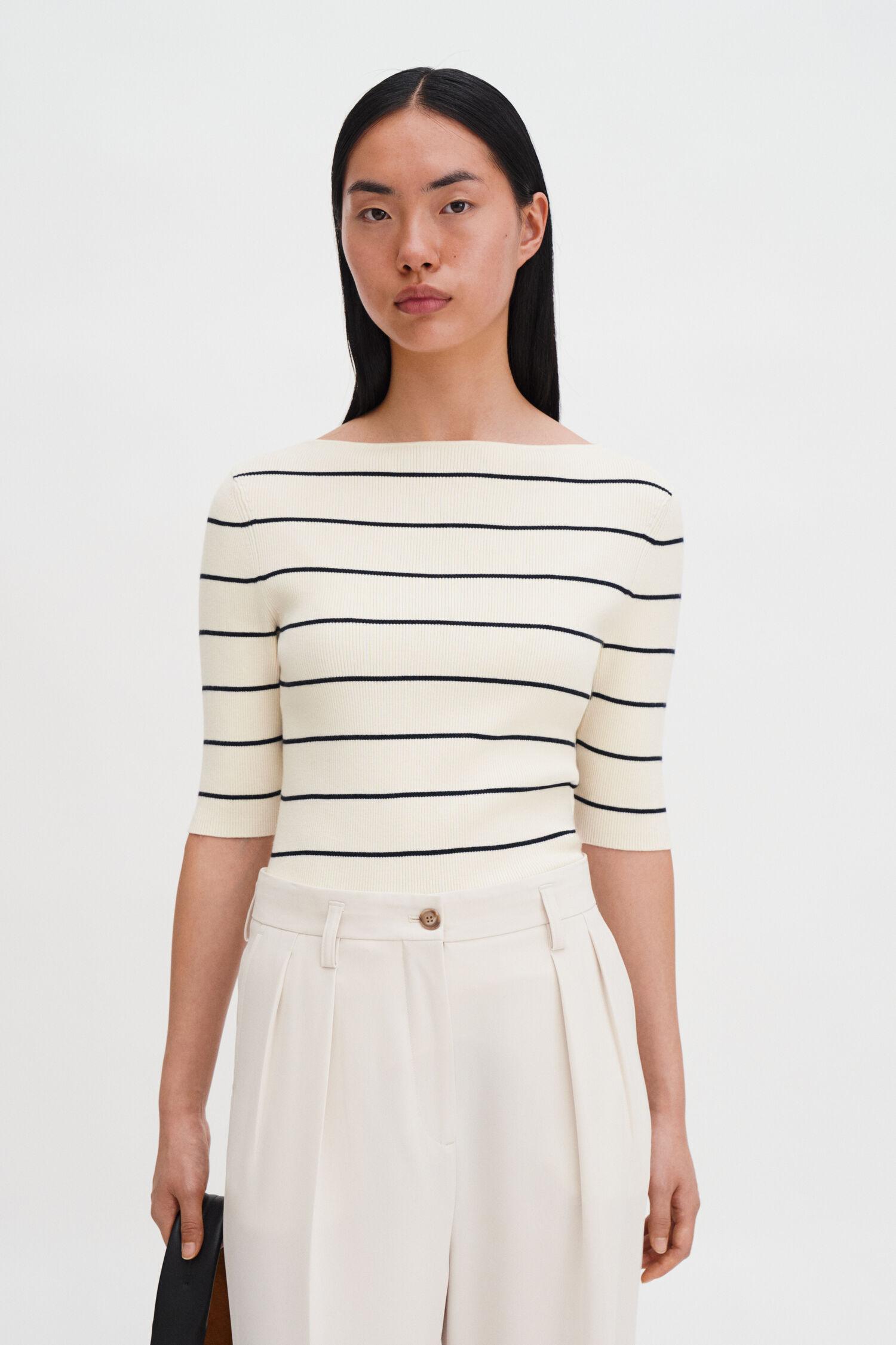 Boatneck Rib Top by FILIPPA K