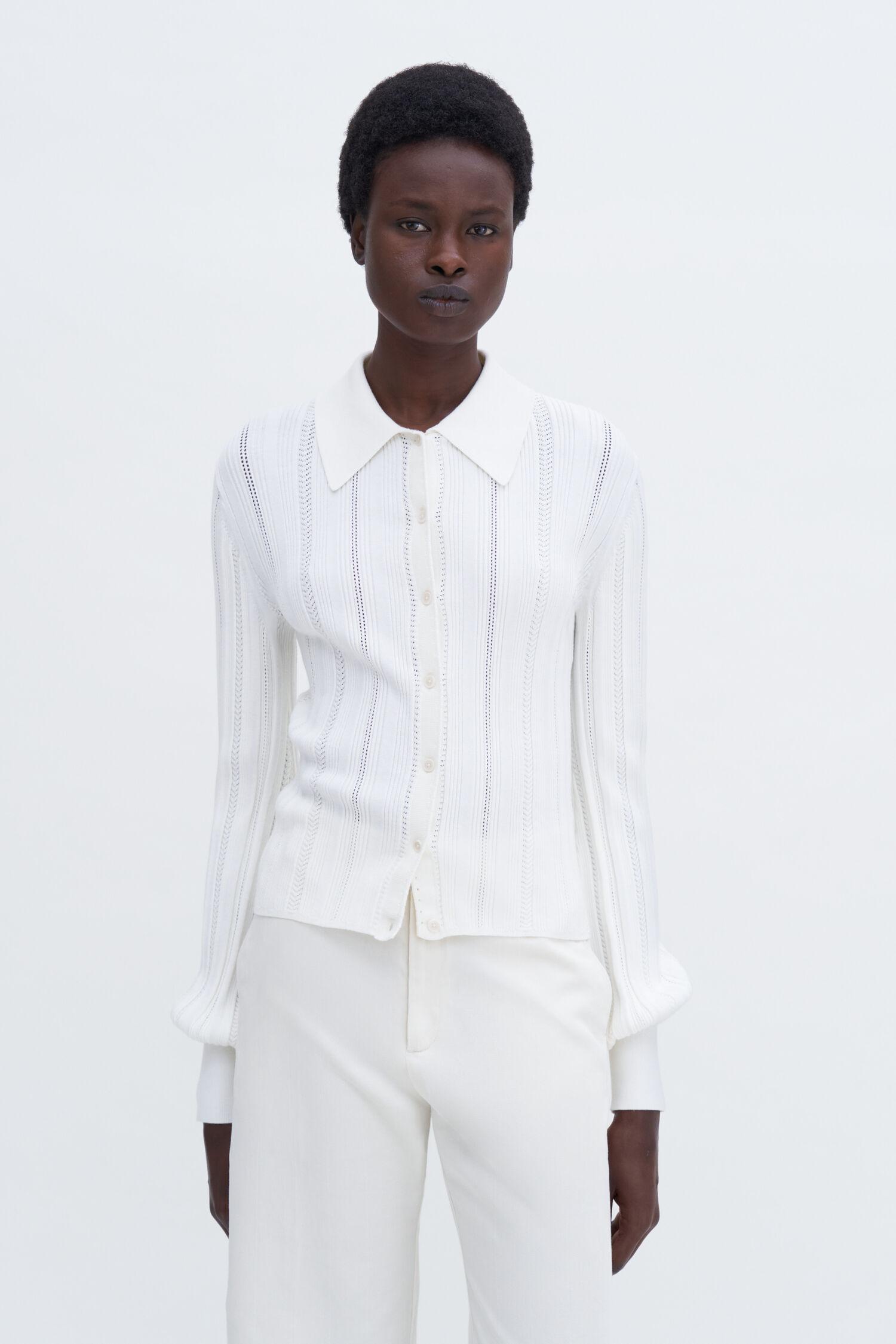 Braid Knit Cardigan by FILIPPA K