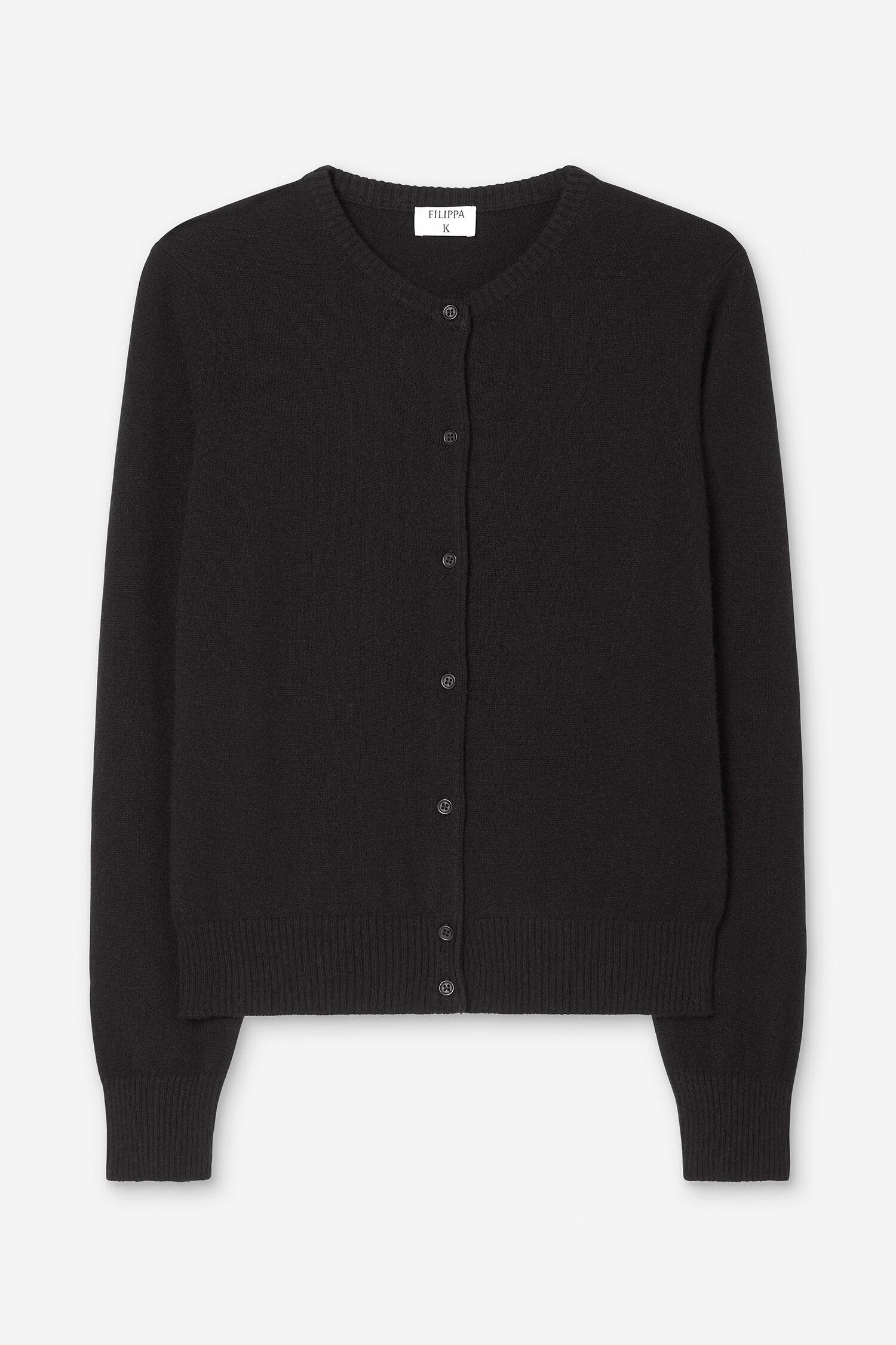 Cashmere Crewneck Cardigan by FILIPPA K