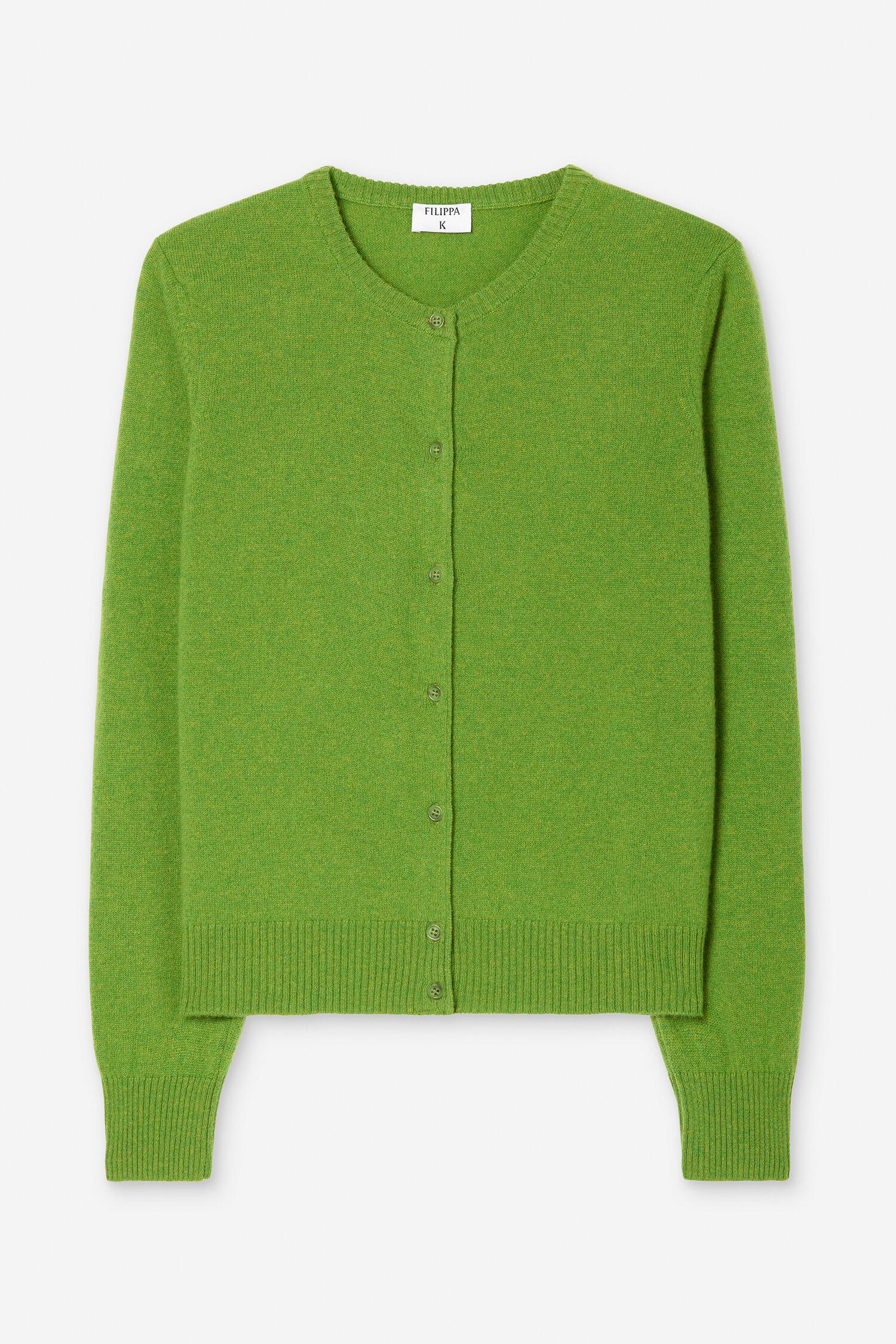 Cashmere Crewneck Cardigan by FILIPPA K