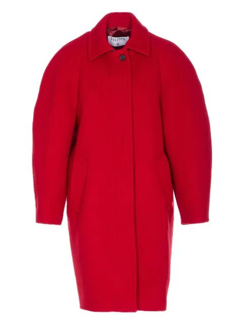 Cocoon frontal-button coat by FILIPPA K