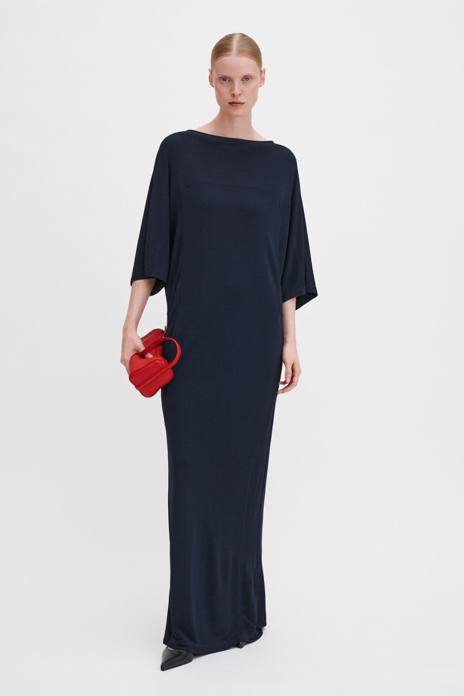 Crepe Jersey Batwing Dress by FILIPPA K