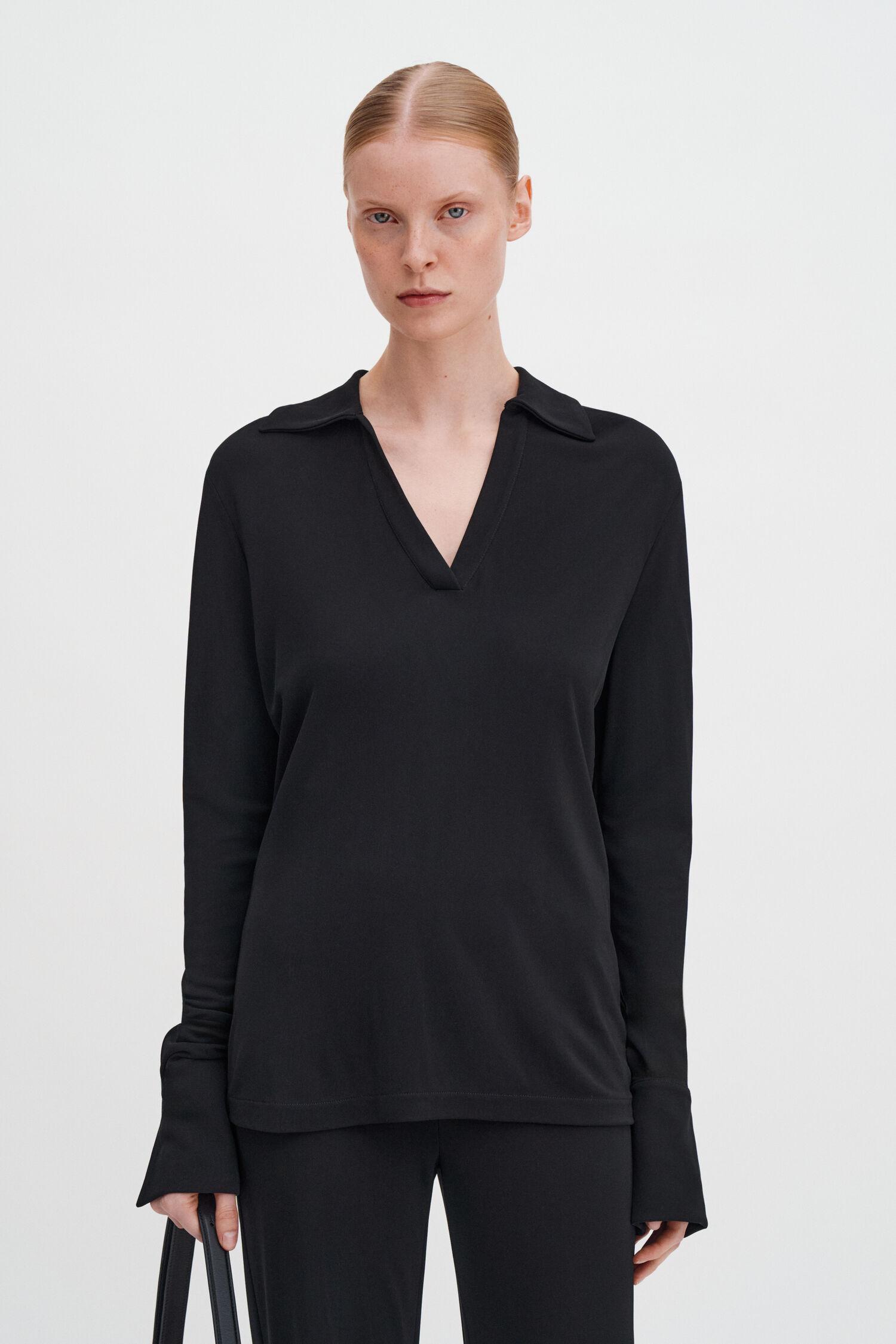 Crepe Jersey Shirt by FILIPPA K