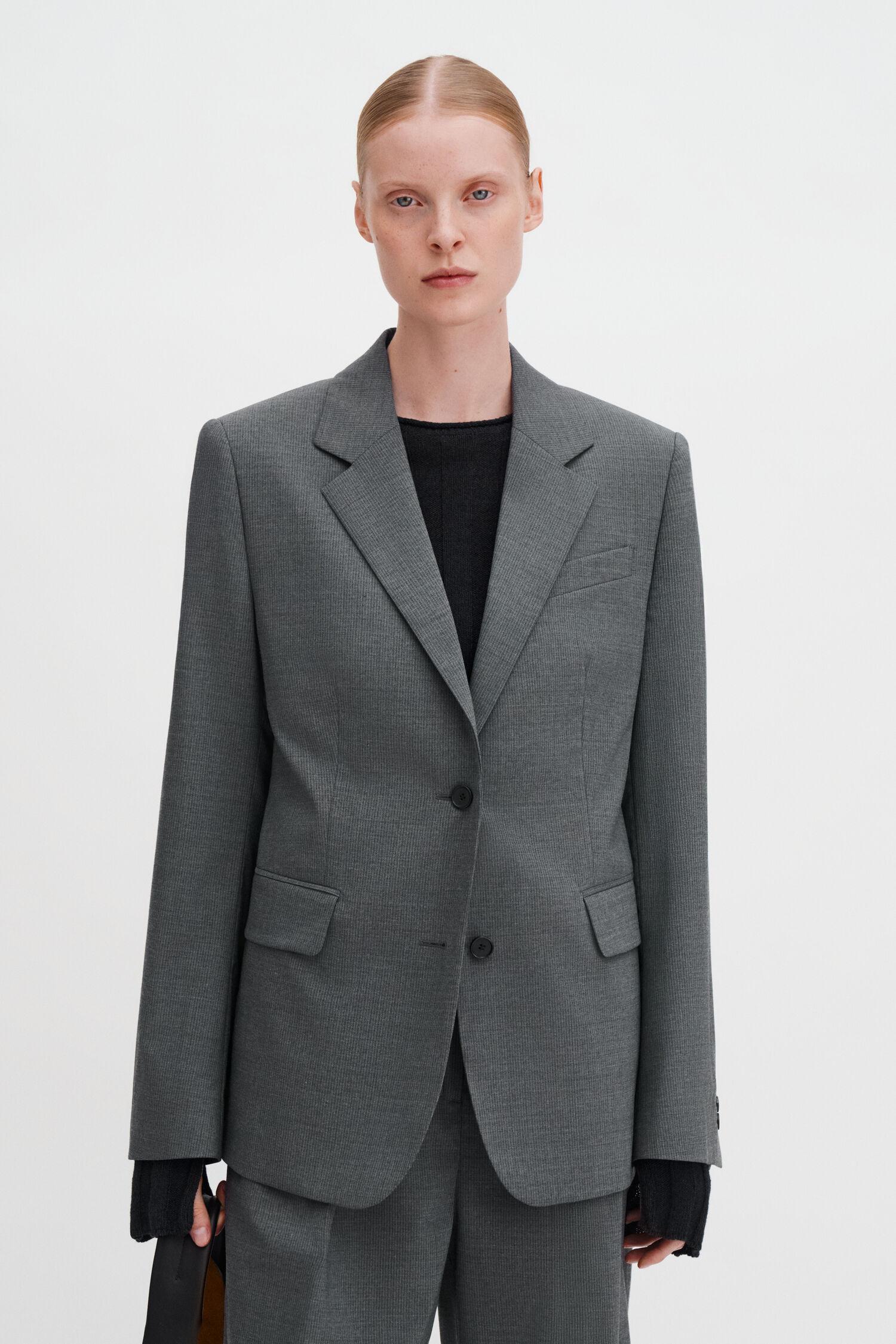 Delilah Pinstripe Blazer by FILIPPA K