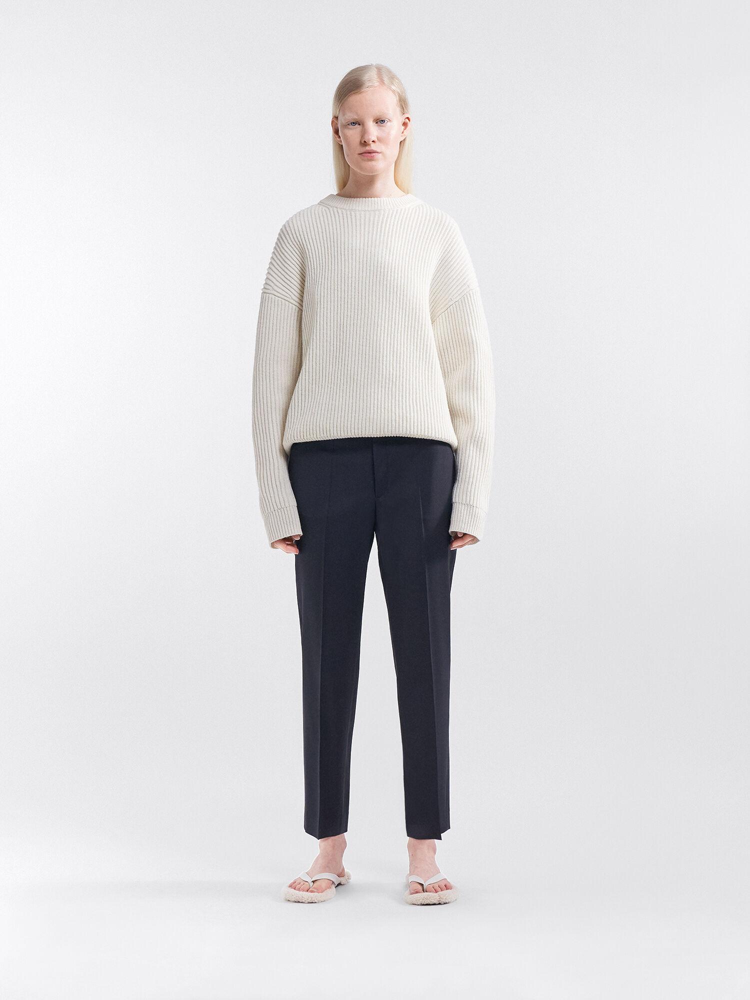Emma Cropped Cool Wool Trouser by FILIPPA K